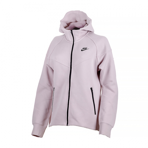 Толстовка жіноча Nike W TCH FLC WR FZ HDY світло-фіолетова FB8338-019