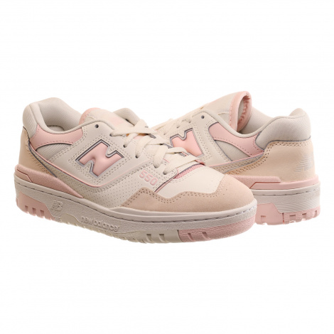 Кросівки жіночі New Balance 550 біло-жовто-рожеві BBW550WP