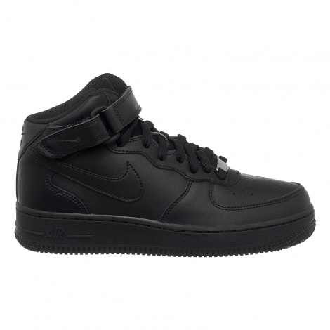 Кеди дитячі Nike AIR FORCE 1 MID (GS) чорні DH2933-001