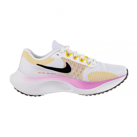 Кросівки бігові жіночі Nike WMNS ZOOM FLY 5 біло-оранжево-рожеві DM8974-100