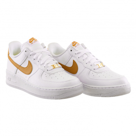 Кросівки жіночі Nike AIR FORCE 1'07 NEXT NATURE біло-золоті DN1430-104
