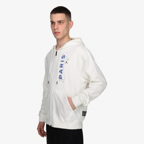 Толстовка Nike JORDAN MJ PSG FLC FZ біла DN6150-100