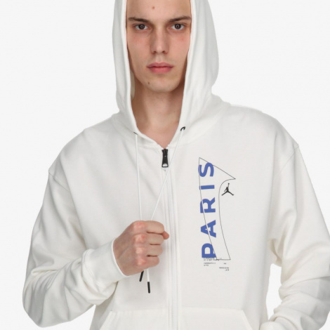 Толстовка Nike JORDAN MJ PSG FLC FZ біла DN6150-100