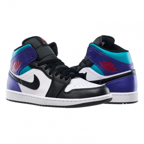 Кросівки Nike JORDAN AIR 1 MID різнокольорові DQ8426-154