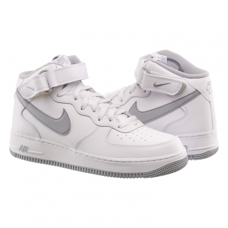 Кросівки Nike AIR FORCE 1 MID '07 біло-сірі DV0806-100