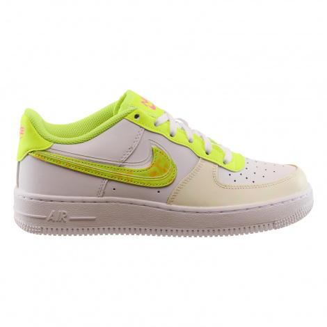 Кросівки підліткові Nike AIR FORCE 1 LV8 (GS) біло-салатові DV1680-100