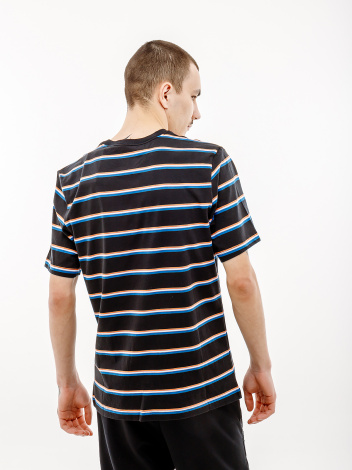 Футболка Nike M TEE CLUB STRIPE чорна DZ2985-011