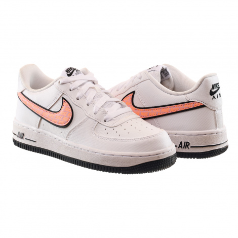 Кросівки дитячі Nike AIR FORCE 1 GS біло-рожеві DZ6307-100