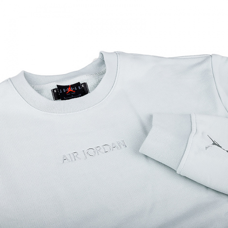 Світшот Nike JORDAN MJ AIR JDN WM FLC CREW сірий FJ7788-034