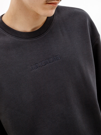 Світшот Nike JORDAN MJ AIR JDN WM FLC CREW чорний FJ7788-045