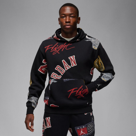 Худі Nike MJ ESS AOP FLC PO чорне FN4545-010