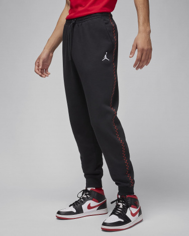 Спортивные штаны Nike M J FLT MVP HBR FLC PANT черные FN6356-010