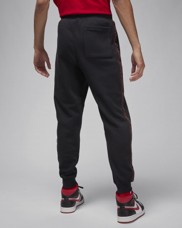Спортивные штаны Nike M J FLT MVP HBR FLC PANT черные FN6356-010