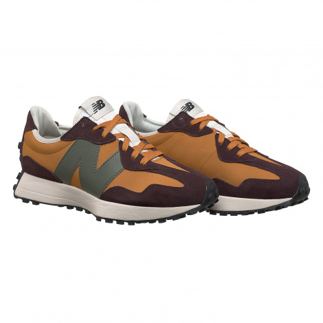 Кросівки New Balance 327 оранжево-коричнево-оливкові MS327LY1