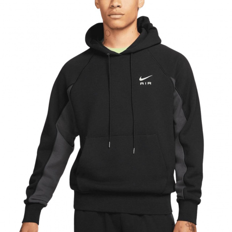 Худі Nike M NSW NIKE AIR FT PO HOODIE чорне DQ4207-011