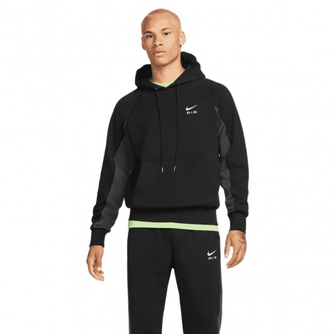 Худі Nike M NSW NIKE AIR FT PO HOODIE чорне DQ4207-011