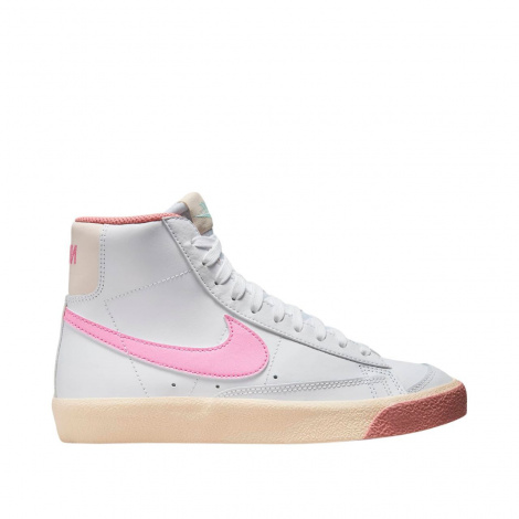 Кеди підліткові Nike BLAZER MID 77 (GS) біло-рожеві DZ2900-100
