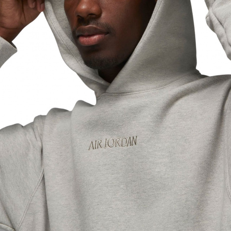 Толстовка Air Jordan Wordmark Fleece Hoodie Grey