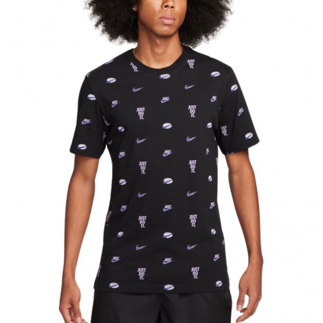 Футболка Nike M NSW TEE M90 12MO AOP чорна FQ8036-010