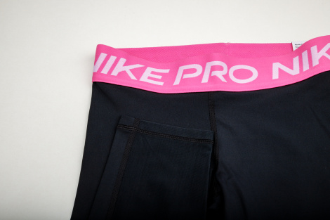 Лосіни жіночі Nike W NP 365 TIGHT CROP чорно-рожеві CZ9803-016