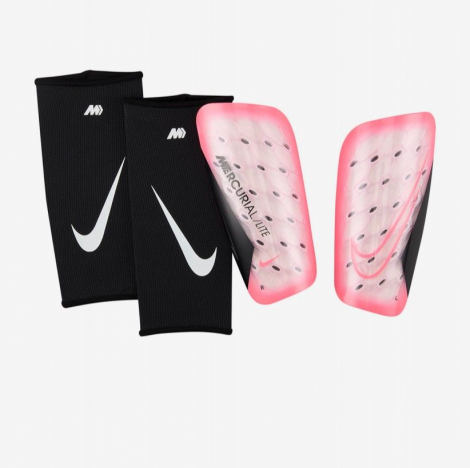 Щитки футбольні Nike MERCURIAL LITE - FA22 світло-рожево-чорні DN3611-675