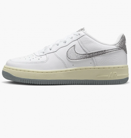 Кросівки підліткові Nike AIR FORCE 1 LV8 3 (GS) біло-сірі DX1657-100