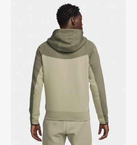 Толстовка Nike M NK TCH FLC FZ WR HOODIE оливкова FB7921-276