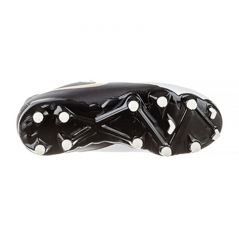 Бутси дитячі Nike JR PHANTOM GX II ACADEMY FG/MG біло-чорні FD6722-100