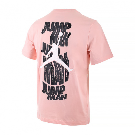 Футболка Nike JORDAN MBRAND SS JM STACK CREW світло-рожева FN6029-622