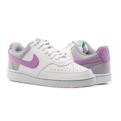 Кросівки жіночі Nike COURT VISION LOW NEXT NATURE біло-сіро-рожеві FN7141-100
