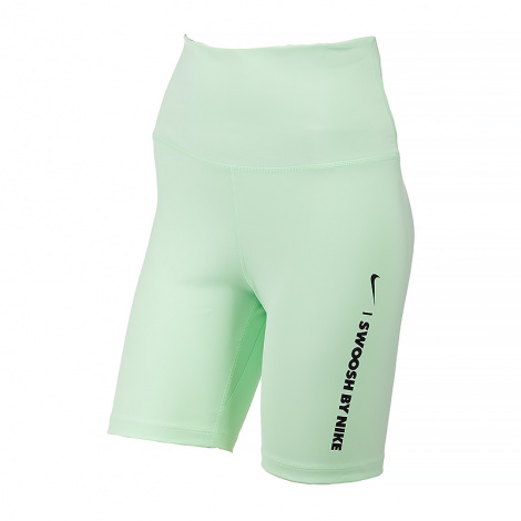 Велосипеди жіночі Nike W NK ONE DF HR SHRT GLS світло-зелені FZ4873-376