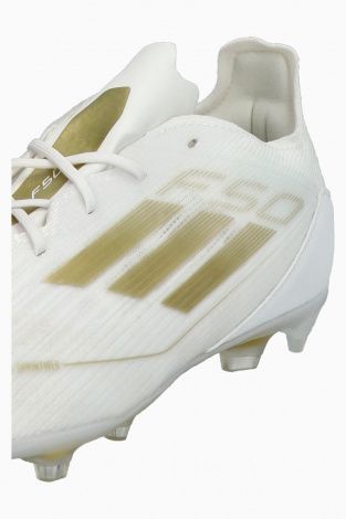 Детские бутсы adidas F50 Pro FG Junior - белый