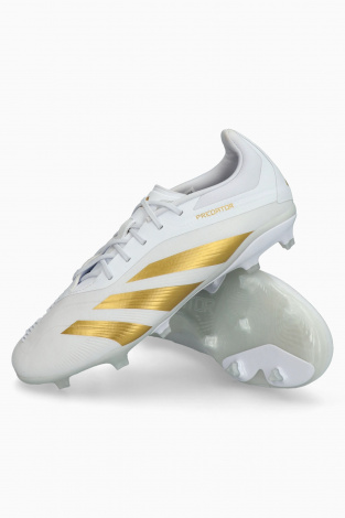 Дитячі бутси adidas Predator Elite FG Junior - Білий
