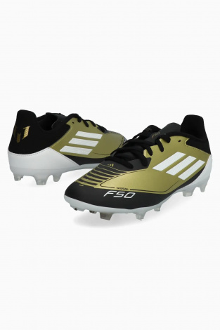 Детские бутсы adidas F50 League Messi FG/MG Junior - золотой