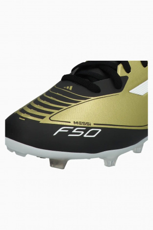 Детские бутсы adidas F50 League Messi FG/MG Junior - золотой