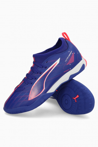 Детские футзалки Puma Ultra 5 Match IT Junior - темно-синий