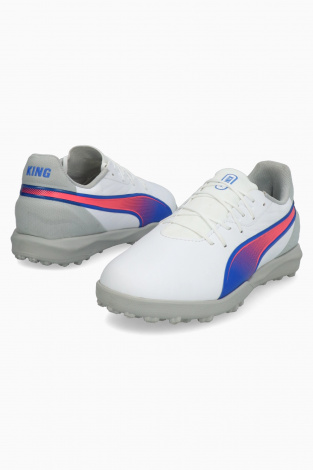 Детские сороконожки Puma King Match TT Junior - белый