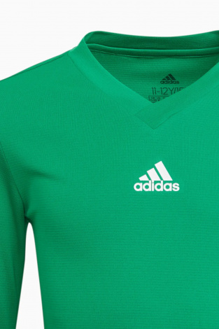 Дитячі термофутболка adidas Team Base Tee Junior - зелений