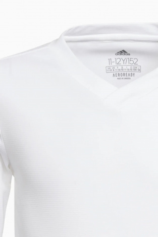 Дитячі термофутболка adidas Team Base Tee Junior - Білий