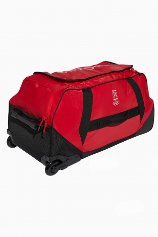 Сумка спортивна adidas NOC Poland Trolly L - червоний