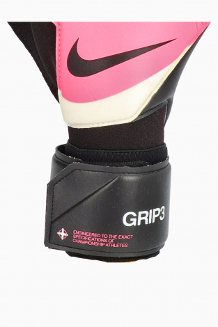Воротарські рукавички Nike Grip 3 - рожевий