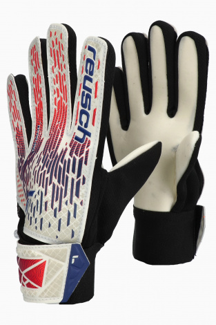 Детские вратарские перчатки Reusch Attrakt Starter Solid Junior - белый