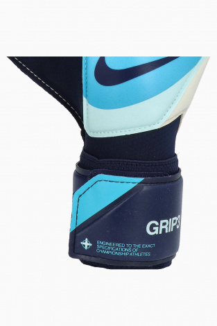 Воротарські рукавички Nike Grip 3 - блакитний