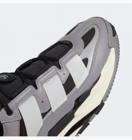 Кроссовки Adidas NITEBALL серо-черные GW2017