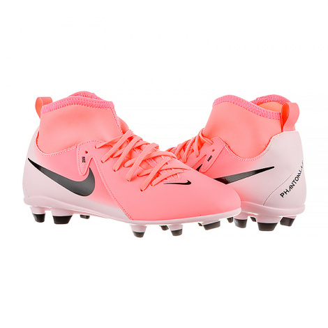 Бутси дитячі Nike JR PHANTOM LUNA II CLUB FG/MG рожеві FJ2601-600
