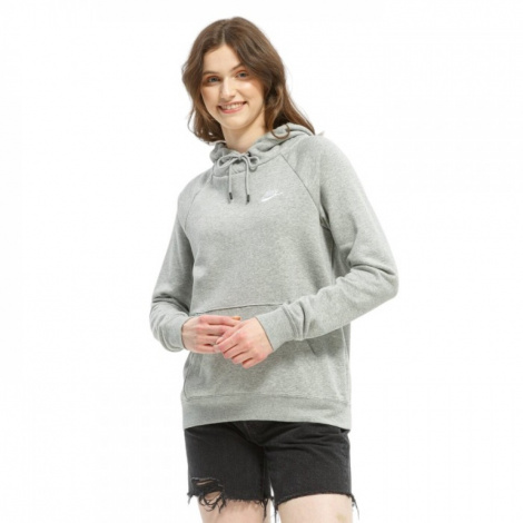 Худи Nike W Essential Fleece Hoodie Grey Bv4124-063 Xs