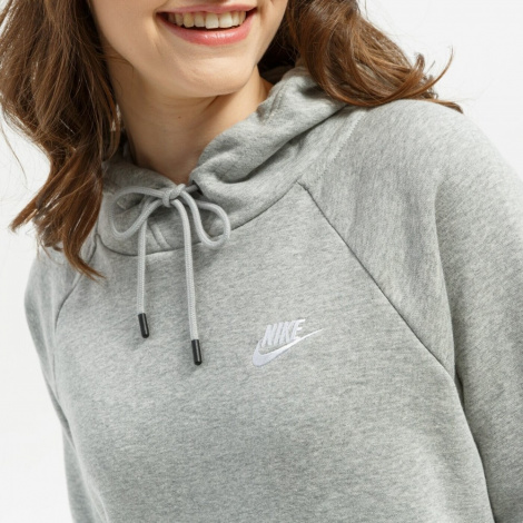 Худи Nike W Essential Fleece Hoodie Grey Bv4124-063 Xs
