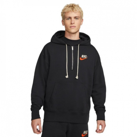 Худи Nike Mens French Terry Pullover Hoodie Black Dm5279-045 M