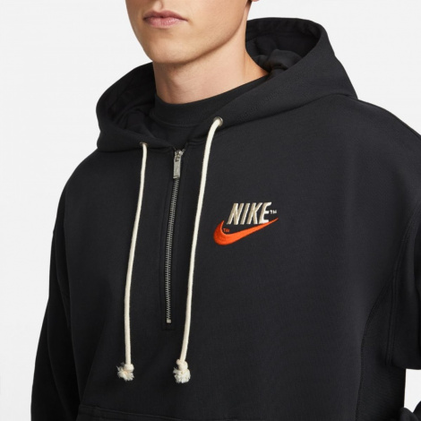 Худи Nike Mens French Terry Pullover Hoodie Black Dm5279-045 M