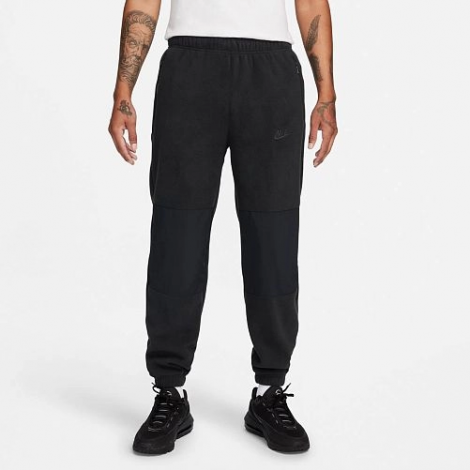 Спортивные штаны Nike M NK CLUB+ POLAR FLC CF PANT черные FB8384-010